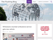 Tablet Screenshot of flushingblog.com